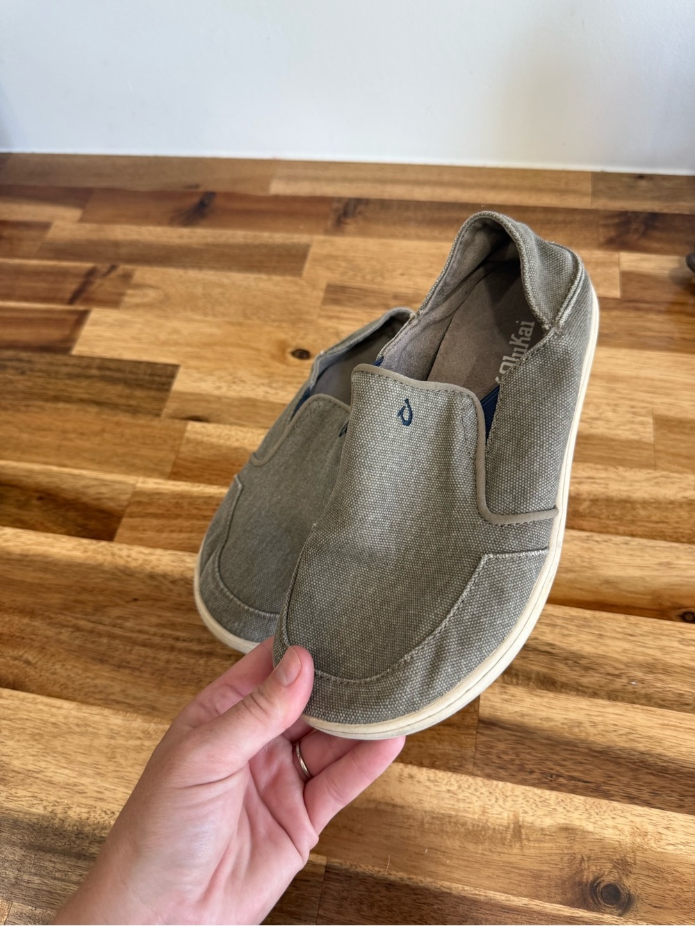 OluKai Kids Slip-On Canvas Shoes